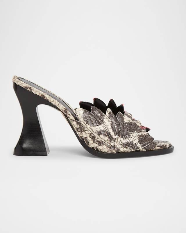 Cha Cha Bicolor Anaconda Slide Sandals